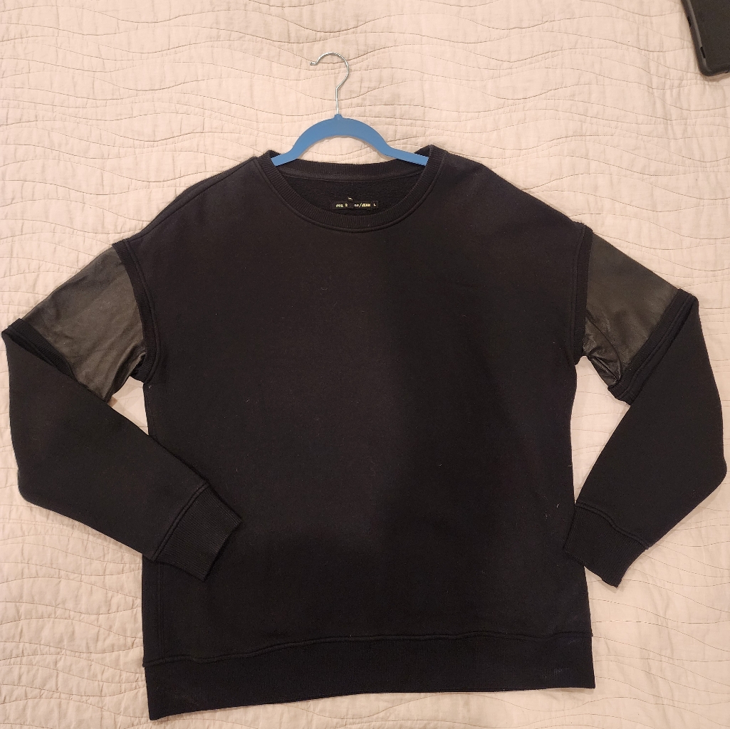 Rag&Bone Sweatshirt For Women, Size L , Color Black